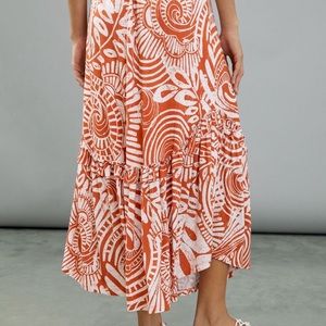 Anthropologie Bodhi Midi Skirt